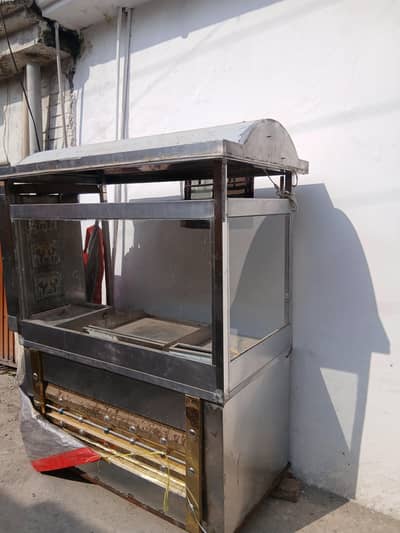 burger and shawarma stall
