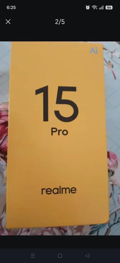 Realme 15 pro 12 512 full box+11 month up warranty full box