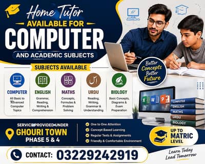 Tutor Avaliable
