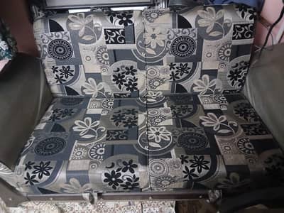 Grey & Black Sofa Cum Bed – Like New Condition