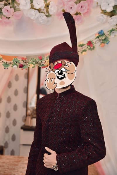 sherwani+khusa+kula+mala+shaal