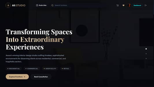Full-Stack MERN E-Commerce & Interior Design Platform (For Sale)