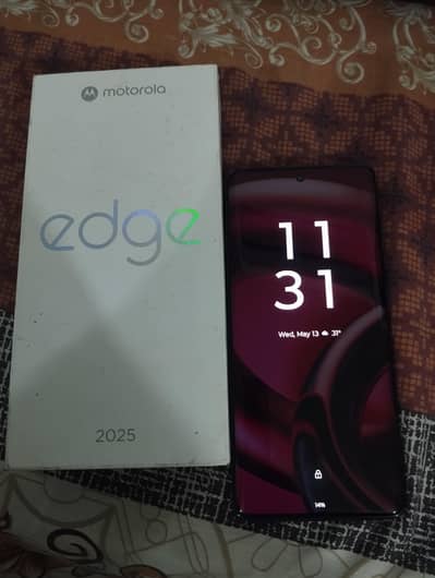 Motorola Edge 2025 with Box