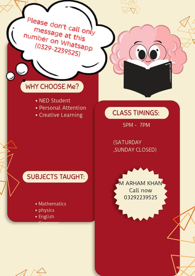 Tutor for classes I -9 0