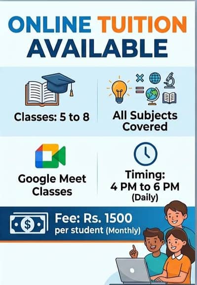 online tuition available