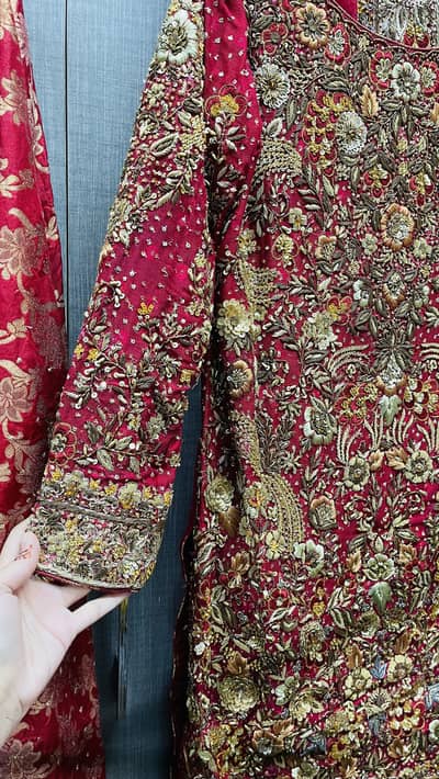 Haris shakeel inspired farshi bridal dress
