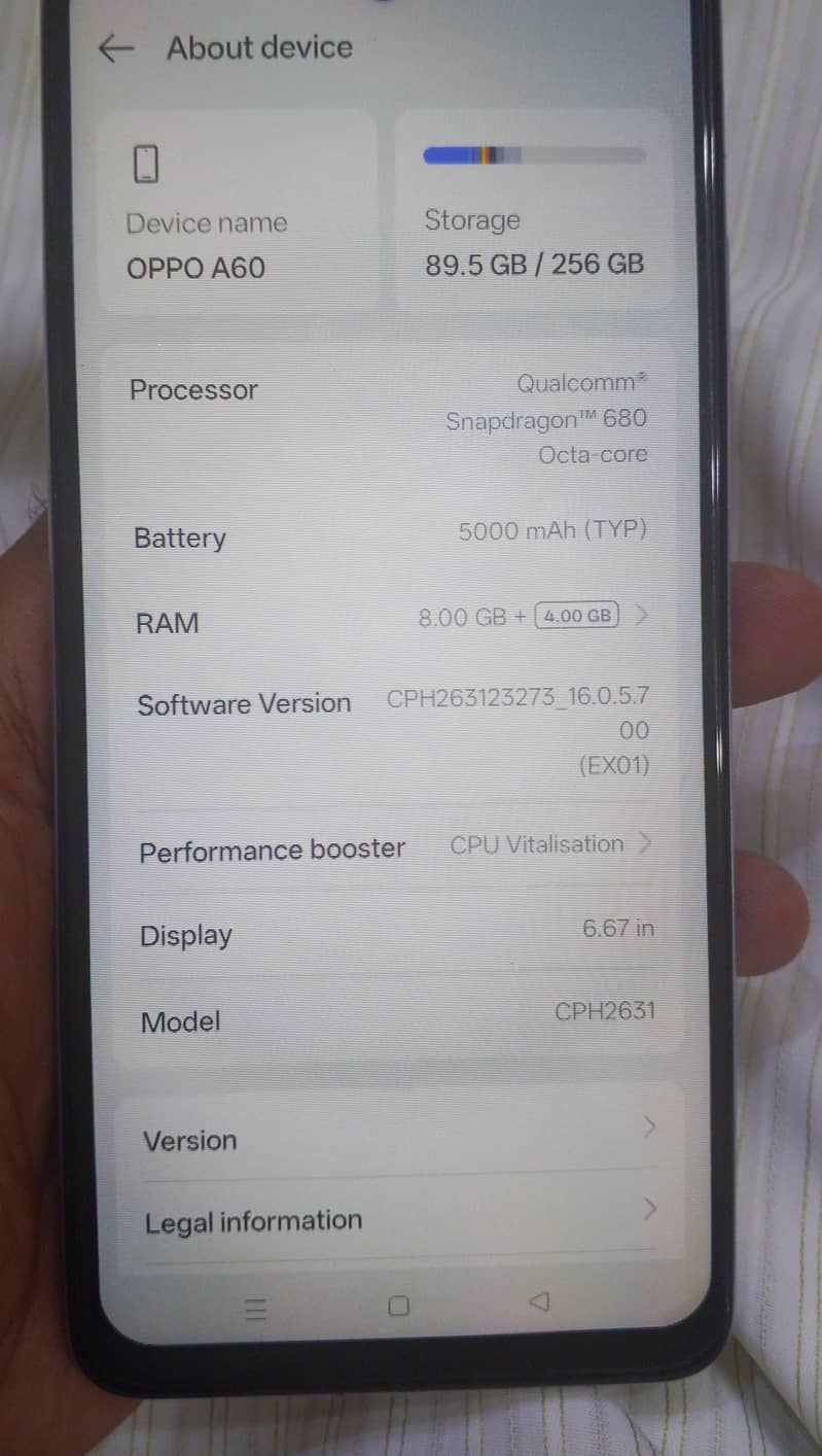 OPPO A60 6