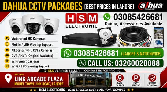 CCTV camera Product Accessories & Installation Service Dahua HD WiFi
