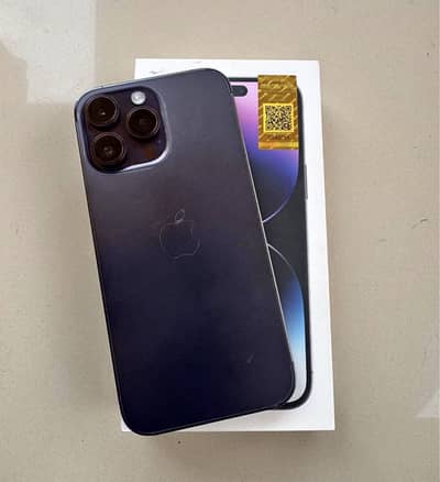 Apple iPhone 14 Pro Max PTA approved 256 gb hk dul sim urgent sell