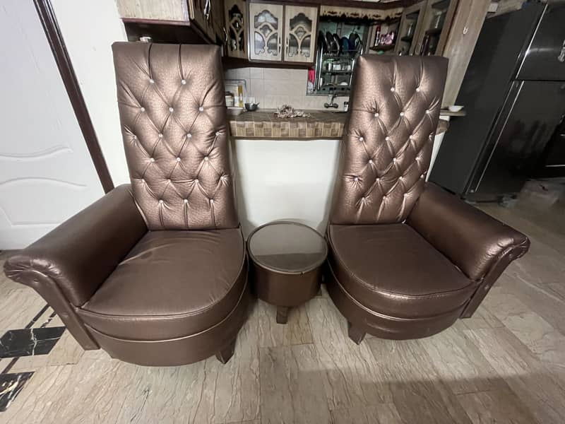 Sofa chairs with table 3