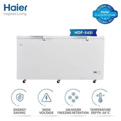 Haier HDF-545I (19.26 Cu Ft) / Inverter/Double Door