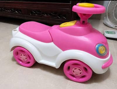 Pink Kids Ride-On Car – Excellent Condition!
