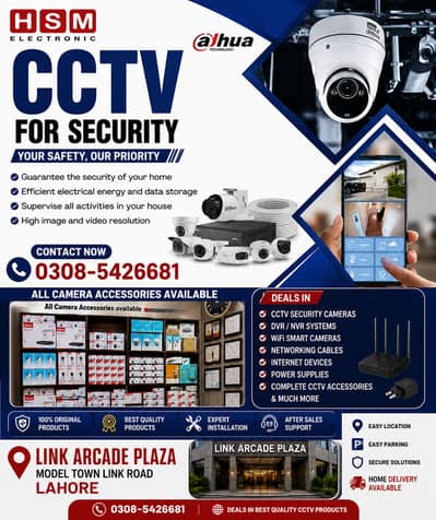 DAHUA CCTV Cameras, Accessories & Installation service HD,WiFi,DVR,NVR