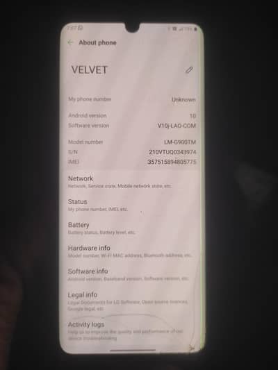 LG Velvet 5G