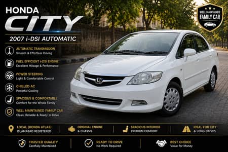 Honda City i-DSI Automatic 2007 – Well Maintained Family Car