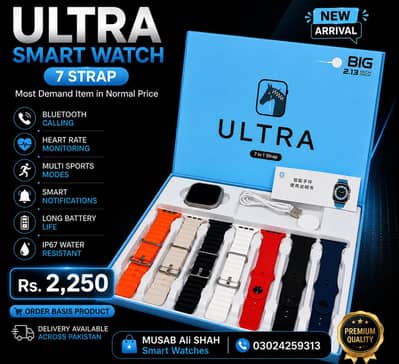 ultra smart watch 7 strap /Watch Smart watch for seal in NANKANA SAHIB