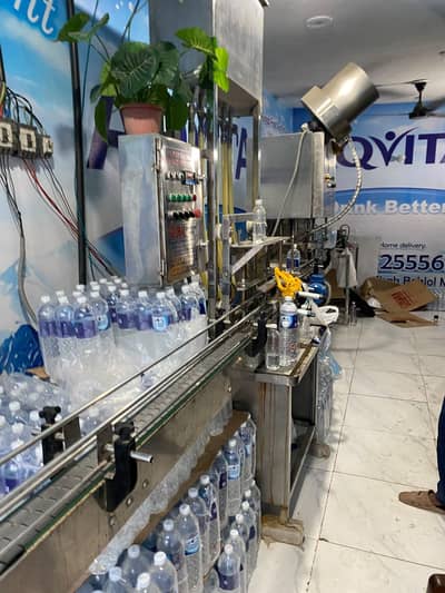 30-Foot Automatic Mineral Water Filling Line | Complete Running Setup