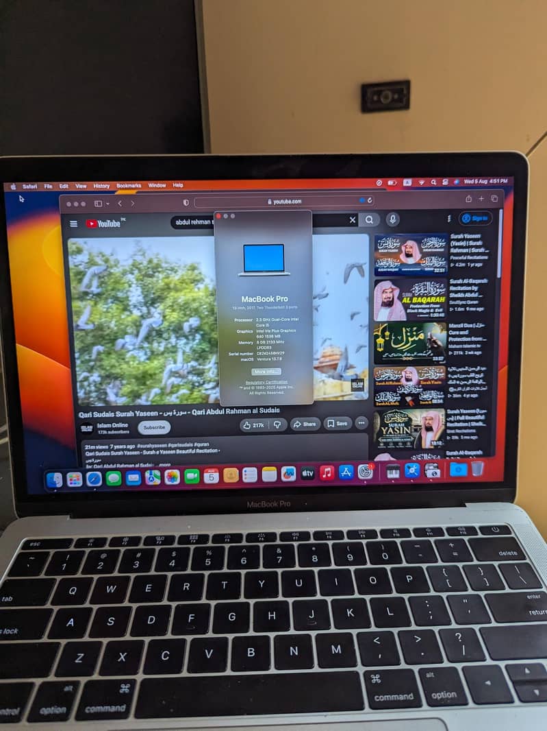 MacBook pro 2017 7