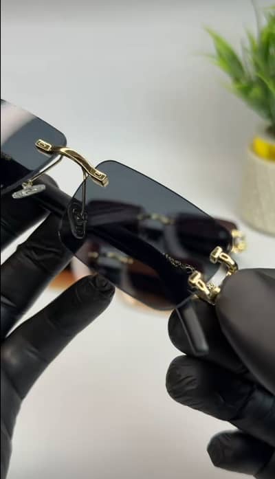 Stylish Gold Frame Sunglasses – New