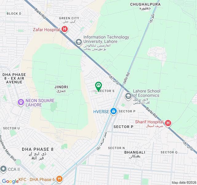 27 Marla Plot | Corner Plot | Block S, DHA Phase 8 0