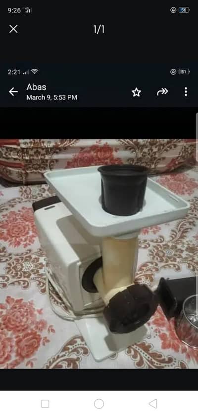 imported meet grinder