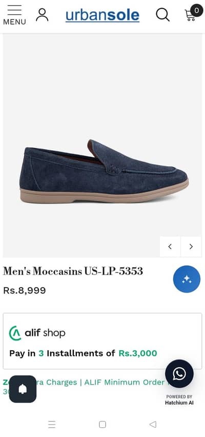 Men's moccasin Urbansole