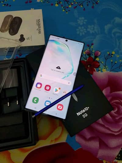 Samsung  Note 10 Plus 12ram 256gb for sale contact what up 03257593123
