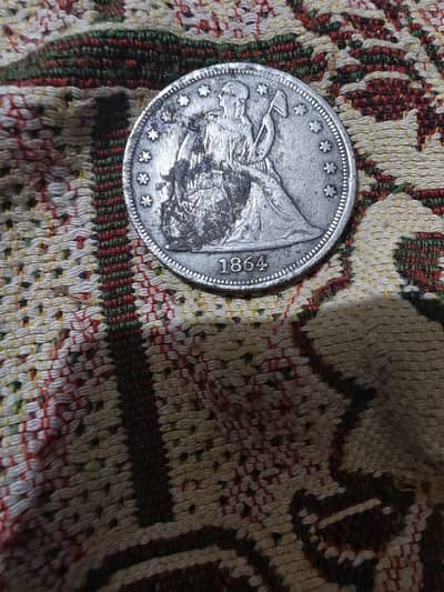1864 American Antique Dollar