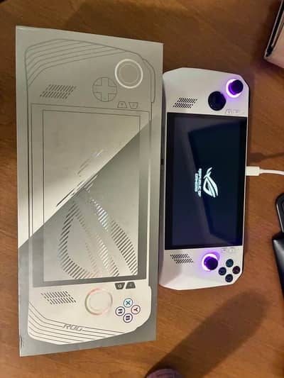 Asus Ally 512GB Handheld Gaming laptop with complete accessories