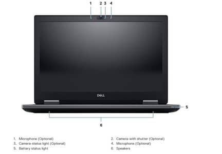 Dell Precision 7530 i7 8th 32gb 6gb