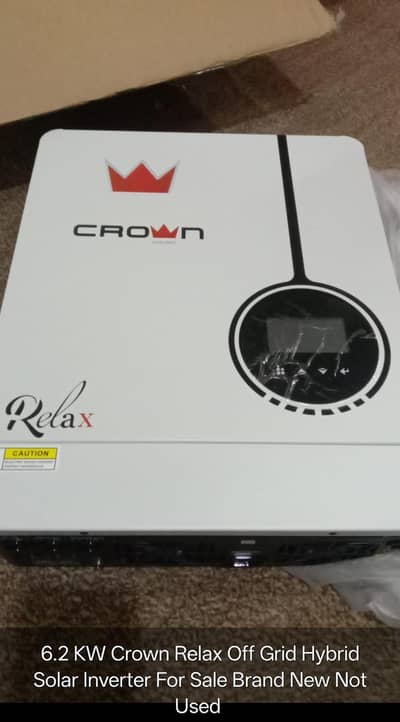 Crown Relax Hybrid Solar Inverter 6.2KW