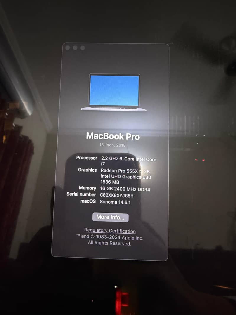 MacBook Pro 2018 6