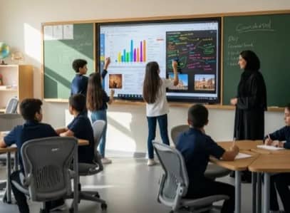 Smart interactive screen boards and accessories