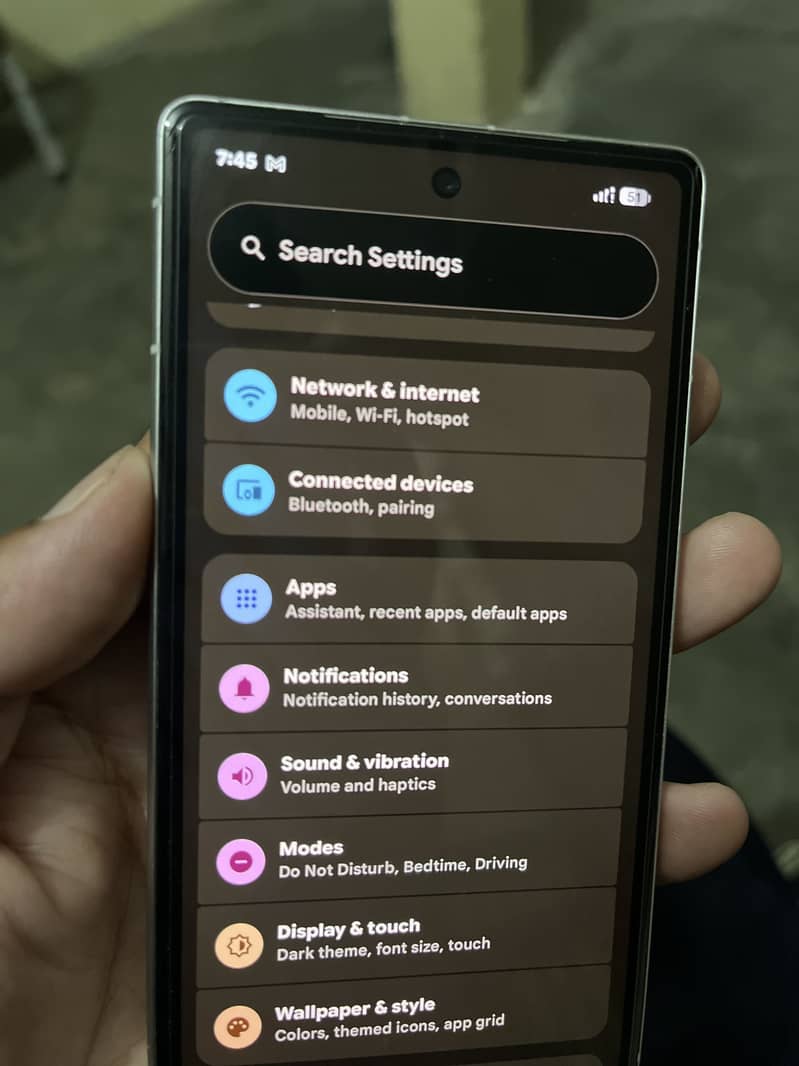 Google pixel 7A 3