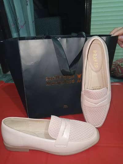 Premium Ladies Light Pink Casual Loafers