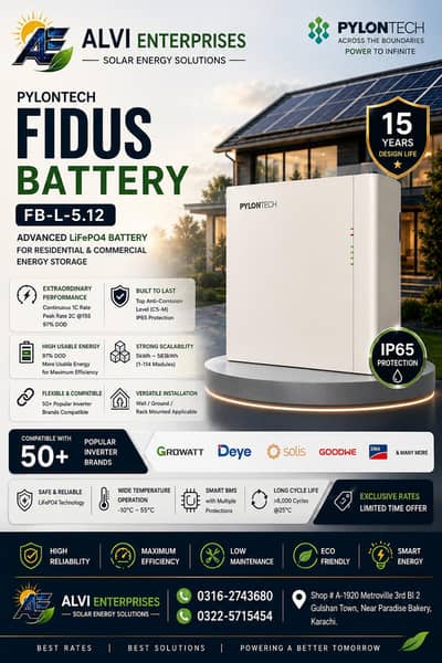 PYLONTECH FIDUS 5KW
