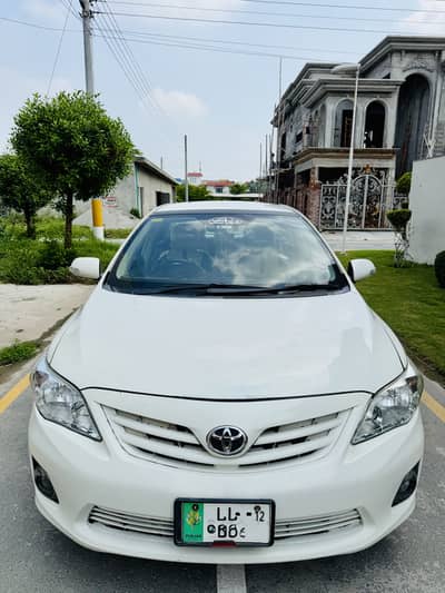 Toyota corolla XLI 2011/12 White Color Urgent  For Sale