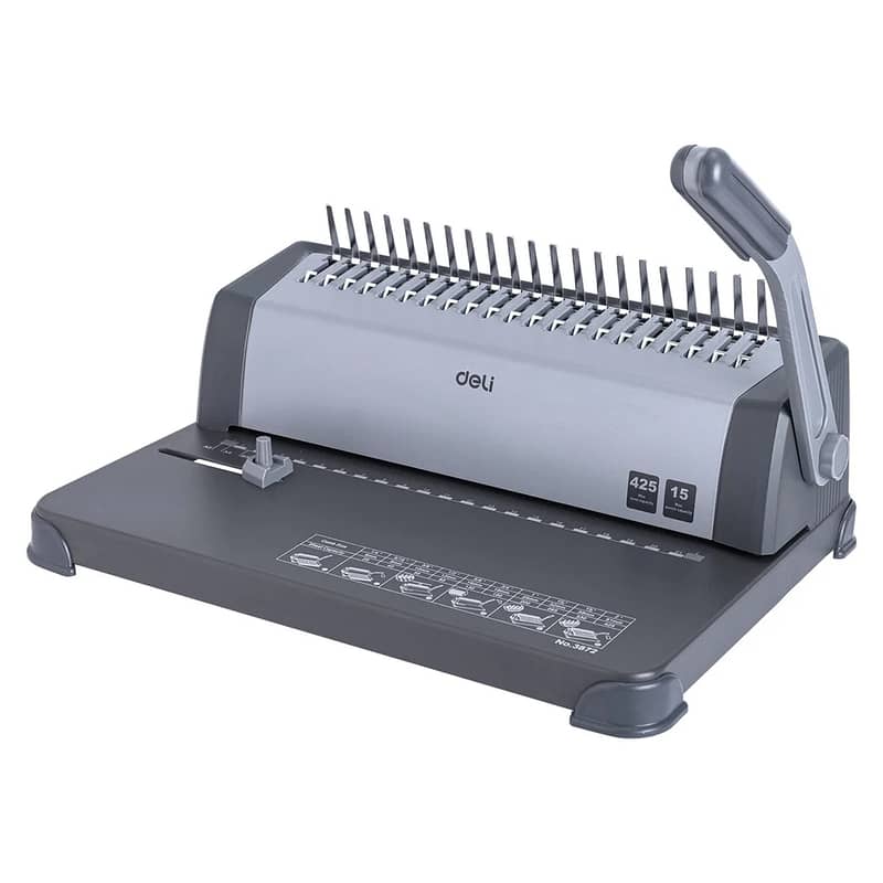 Deli E3872 Spiral Comb Binding Machine 1