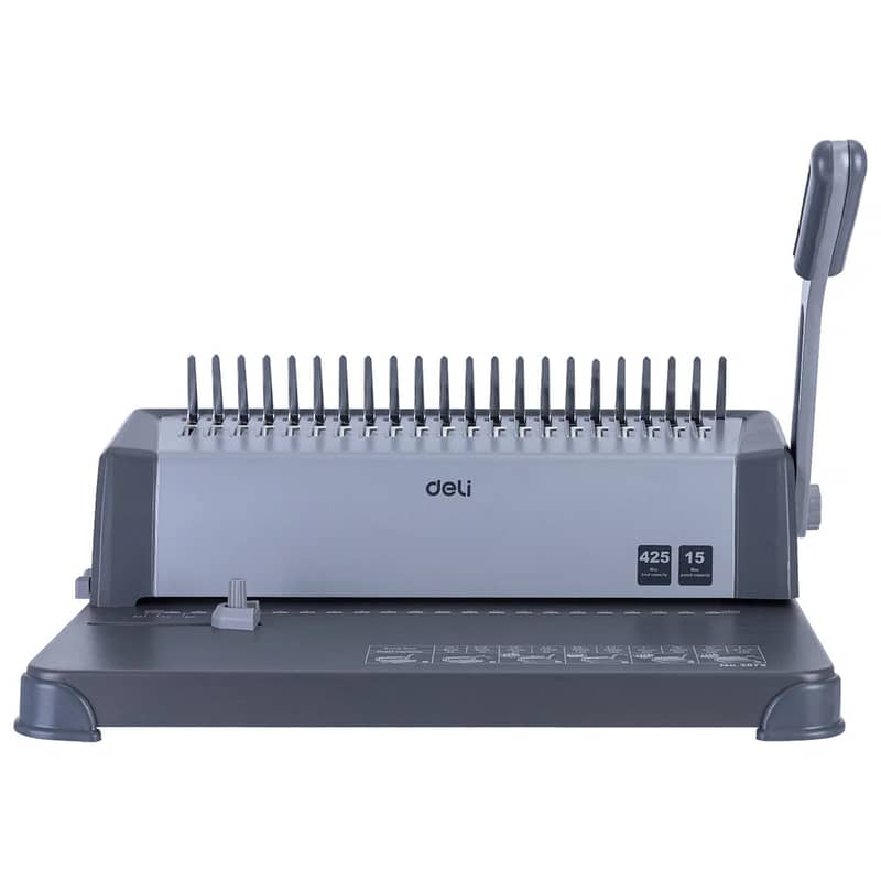 Deli E3872 Spiral Comb Binding Machine 2