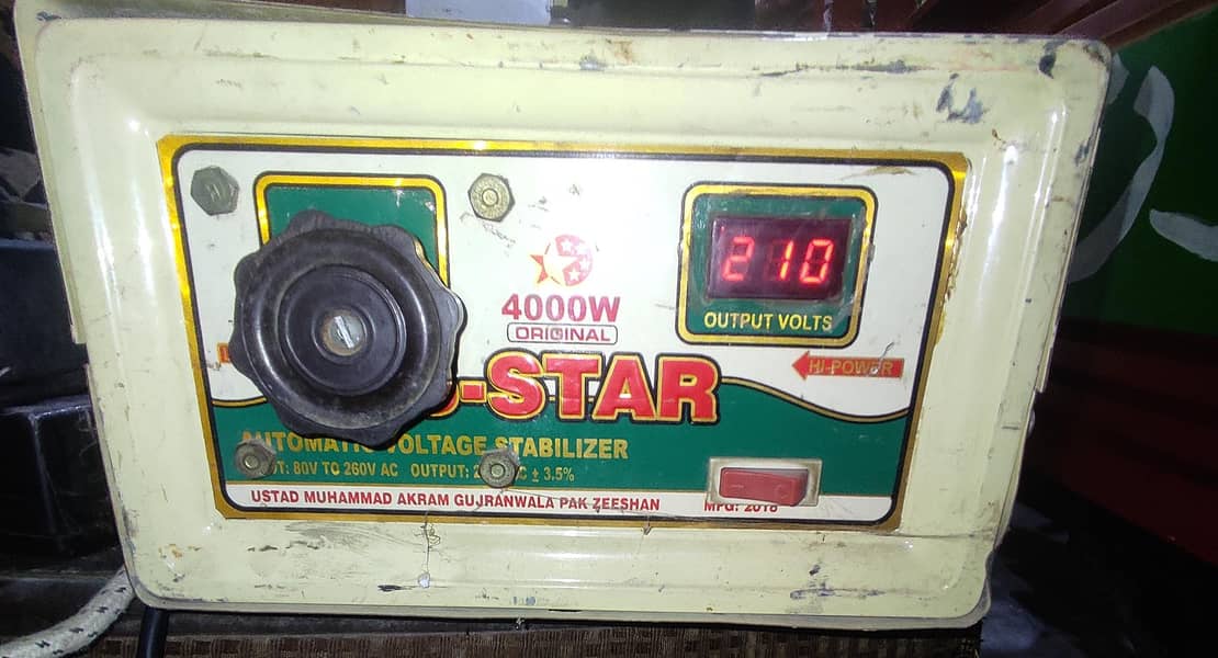 Automatic & Manual Voltage Stabilizer 1