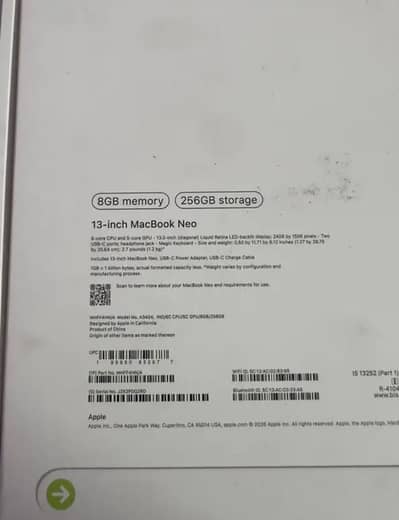 MACBOOK NEO 2026
