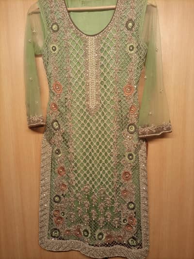 3piece embroided dress