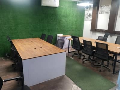 Fully furnished office with Electricity and services