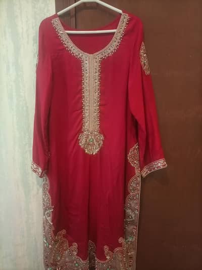 2piece embroidered shirt