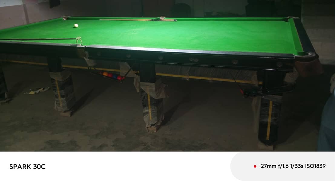 Snooker table 1