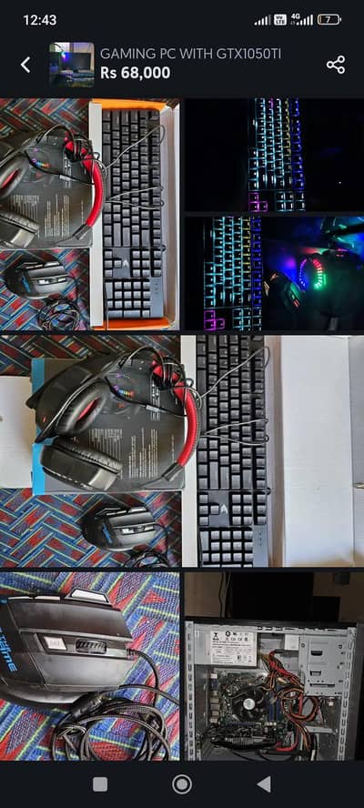 GAMING PC WITH GTX 1050TI