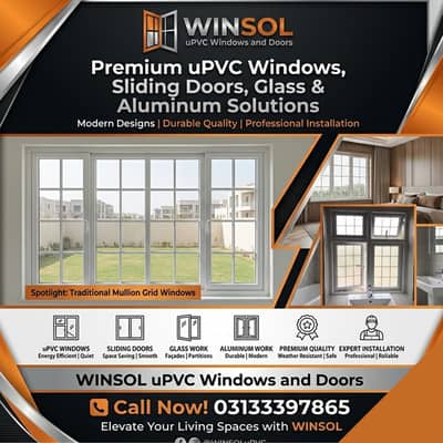 Upvc windows & doors-Glass door-aluminium glass doors-Glass work