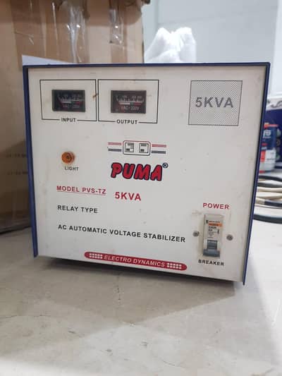 Puma 5 KVA Voltage Stabiliser