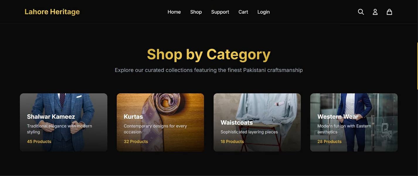 Clothing Brand E-commerce Full Stack Website 1