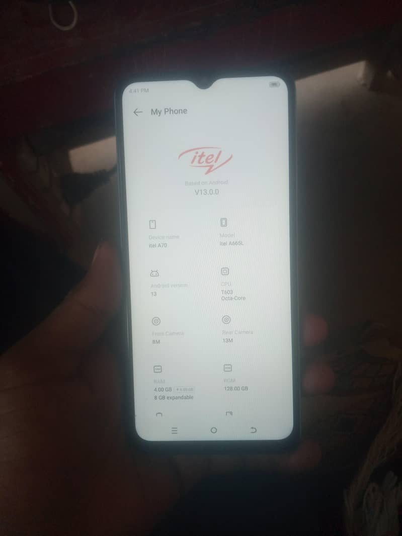 Itel A70 0